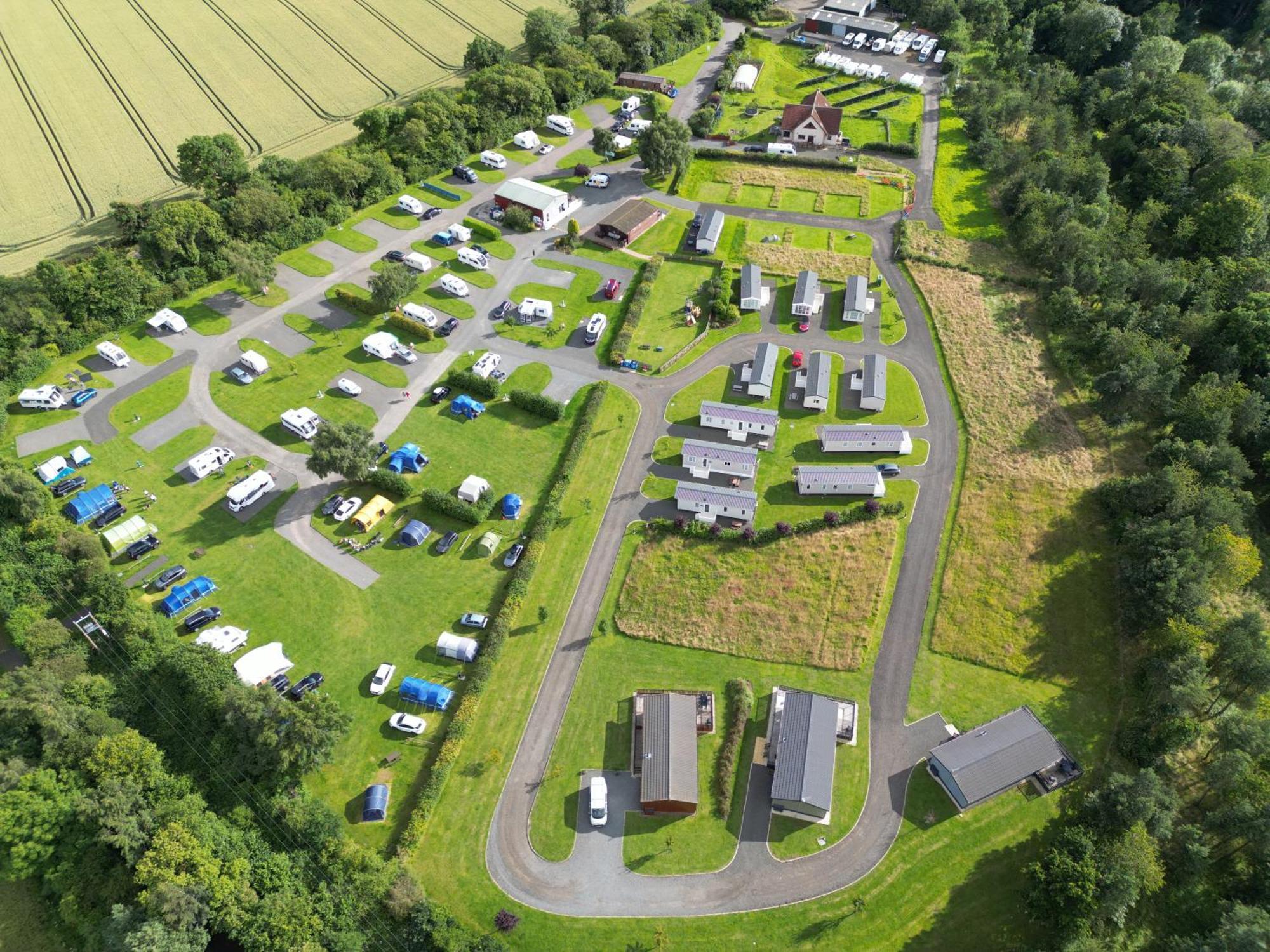 Linwater Caravan Park - Luxury Lodges And Static Caravans Near Edinburgh Newbridge (Lothian) Exterior foto